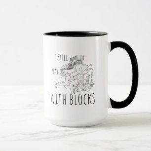 Ich spiele noch immer lustig tasse