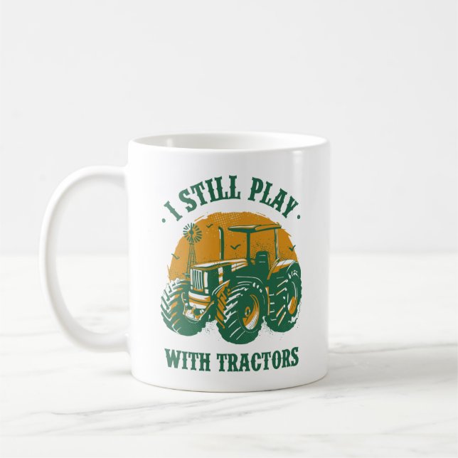 Ich spiele noch W-Traktoren Kaffeetasse (Links)