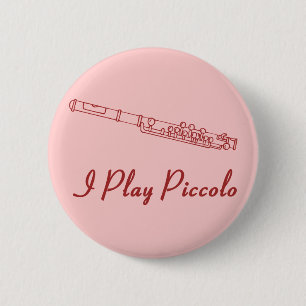 Ich spiele Piccolo Button