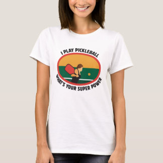 ICH SPIELE PICKLEBALL T-Shirt