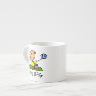 Ich spiele Poker Espressotasse