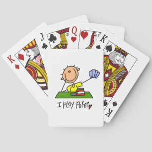 Ich spiele Poker Spielkarten