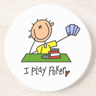 Ich spiele Poker Untersetzer