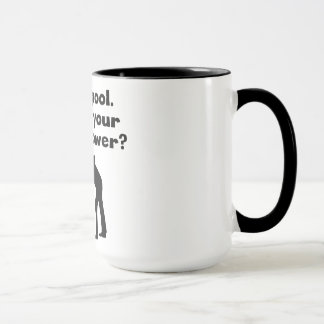 Ich spiele Pool-SuperPower Tasse