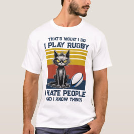 Ich spiele Rugby T - Shirt