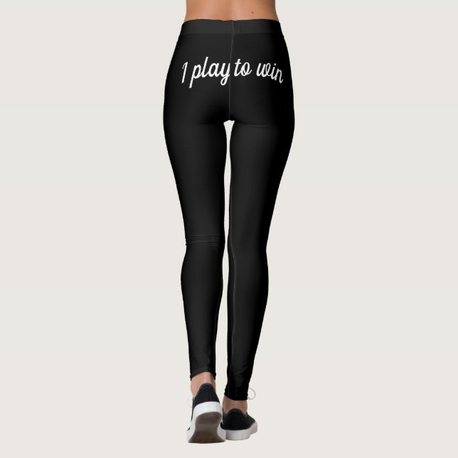 Ich spiele, um zu gewinnen Wählen Sie FARBGaming S Leggings (Rückseite)