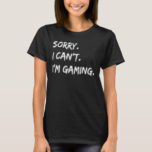 Ich spiele Videospiele-Gamer für Jungs, Teen Men T-Shirt