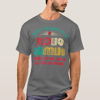 Ich spiele Videospiele nicht immer lustige Geschen T-Shirt