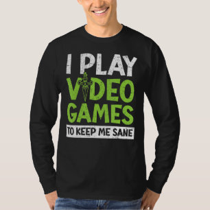 Ich spiele Videospiele, um mich mit dem Sane Conso T-Shirt
