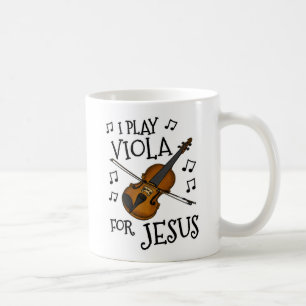 Ich spiele Viola für Jesus, den Christlichen, gewa Kaffeetasse