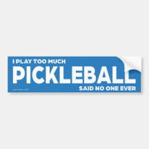 Ich spiele zu viel Pickleball