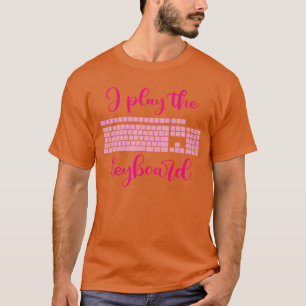 Ich Spielehe-Tastatur Lustige Frauen Gamer PC Gami T-Shirt