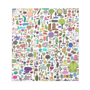 Ich spioniere mit meinem kleinen Auge Notizblock