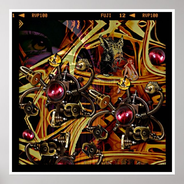 Ich spioniere mit meinem kleinen Auge Poster (Vorne)