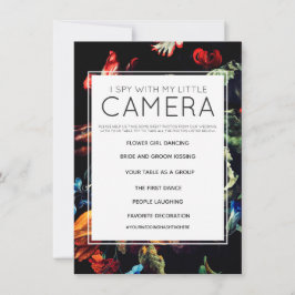 Ich spioniere mit meiner kleinen Kamera Hochzeitss Einladung