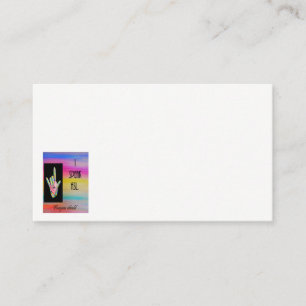 Ich spreche ASL-Visitenkarte Visitenkarte