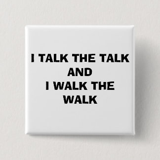 ICH SPRECHE DAS GESPRÄCH UND ICH GEHE DER WEG BUTTON
