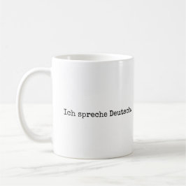 Ich spreche Deutsch, Ich spreche Deutsch Tasse