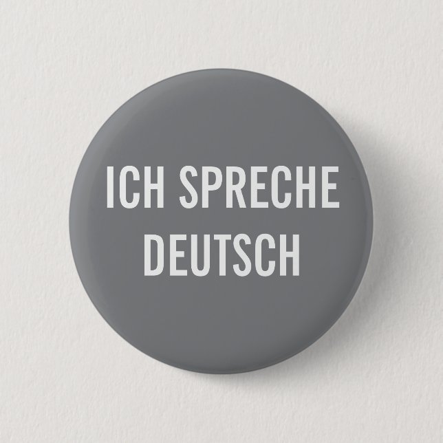 ICH SPRECHE DEUTSCH | ICH SPRECHE DEUTSCHE TASTE BUTTON (Vorderseite)