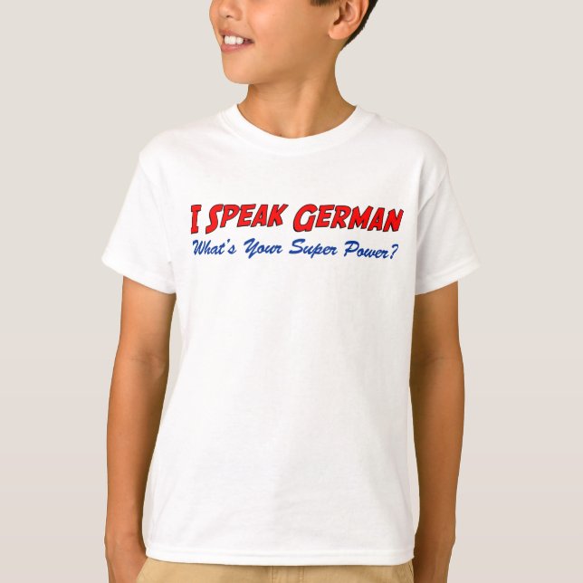 Ich spreche Deutsch T-Shirt (Vorderseite)