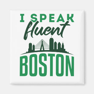 Ich spreche fließend Boston Bostonian Akzent Magnet