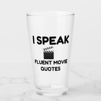 Ich spreche fließend Filmzitate Glas