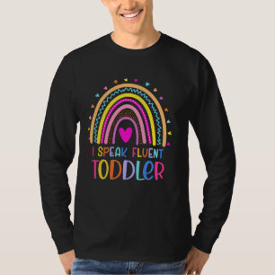 Ich spreche fließend Kleinkind Funny Pre-K Daycare T-Shirt