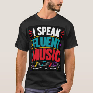 Ich spreche fließend Musik T-Shirt