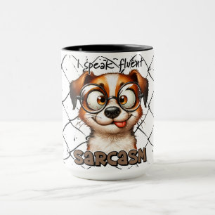 "Ich spreche fließend Sarcasm." Kaffee/Tee Tasse
