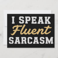 Ich spreche fließend Sarkasmus Lustiger Spruch