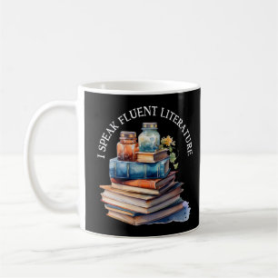Ich spreche fließende Literatur Geschenk für Eng Kaffeetasse