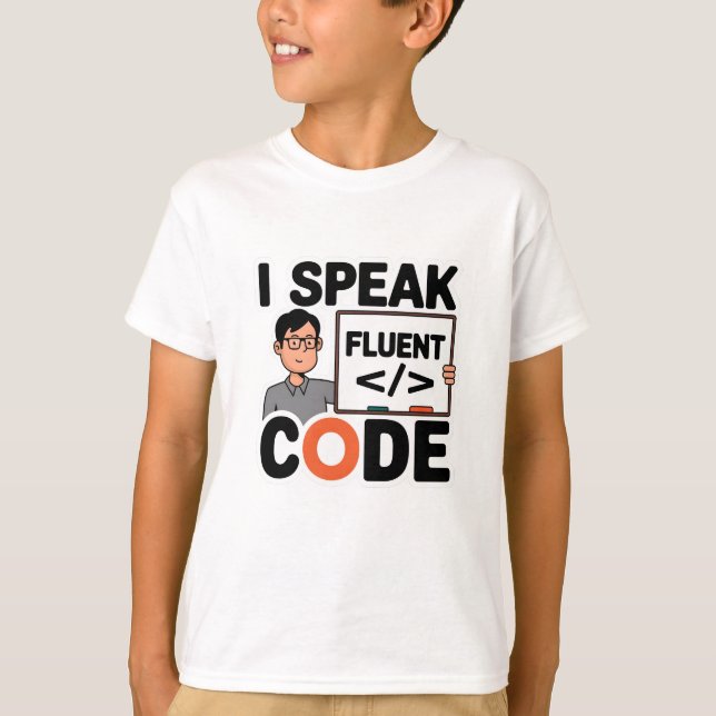 Ich spreche fließenden Code T-Shirt (Vorderseite)