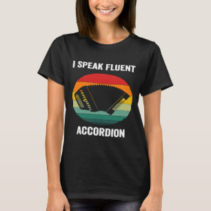 Ich spreche fließendes Accordion Vintag Air Accord T-Shirt