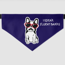 Ich spreche Fluent Barks French Bulldog