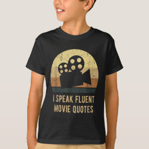 Ich spreche Fluent Movie Quotes Vintag Funny Movie T-Shirt