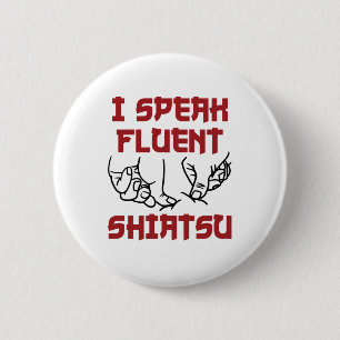 Ich spreche Fluent Shiatsu Massage Therapist LMT Button