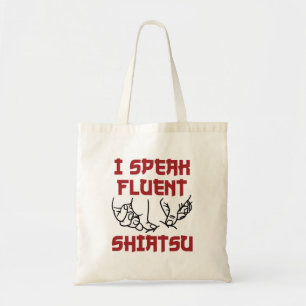Ich spreche Fluent Shiatsu Massage Therapist LMT Tragetasche