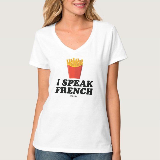 Ich spreche Französisch T-Shirt (Vorderseite)