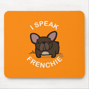 Ich spreche Frenchie - Orange Mousepad