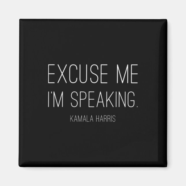 Ich spreche Funny Kamala Harris Joe Biden Geschenk Magnet (Vorne)