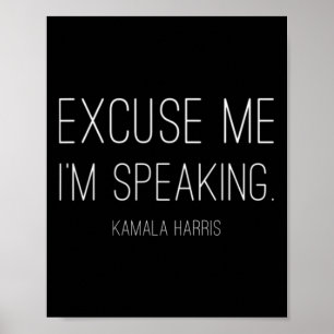 Ich spreche Funny Kamala Harris Joe Biden Geschenk Poster