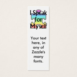 Ich spreche für mich