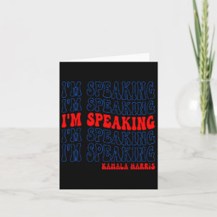 Ich spreche gerade Kamala Harris Wahl 2024 Karte
