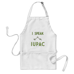 Ich spreche IUPAC Schürze