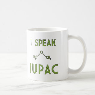 Ich spreche IUPAC Tasse