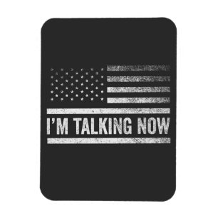 Ich spreche jetzt von Trump Harris Präsidentschaft Magnet