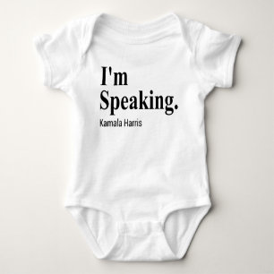 Ich spreche, Kamala Harris, Biden Harris 2020 Baby Strampler