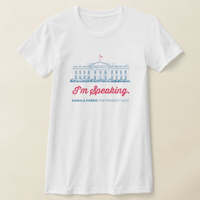 Ich spreche Kamala Harris für den T - Shirt des Pr (Ablage )