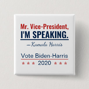 Ich spreche Kamala Harris Vizepräsidentin 2020 Button