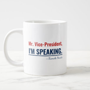 Ich spreche Kamala Harris Vizepräsidentin 2020 Jumbo-Tasse